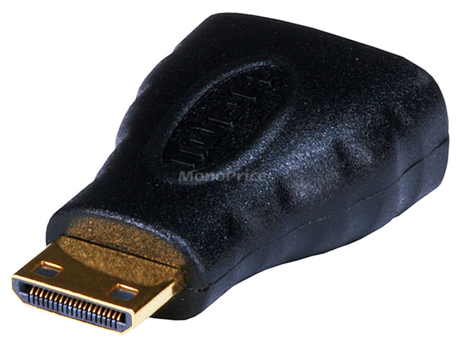 Mini-HDMI (Type C) Male to HDMI (Type A) Female Adapter